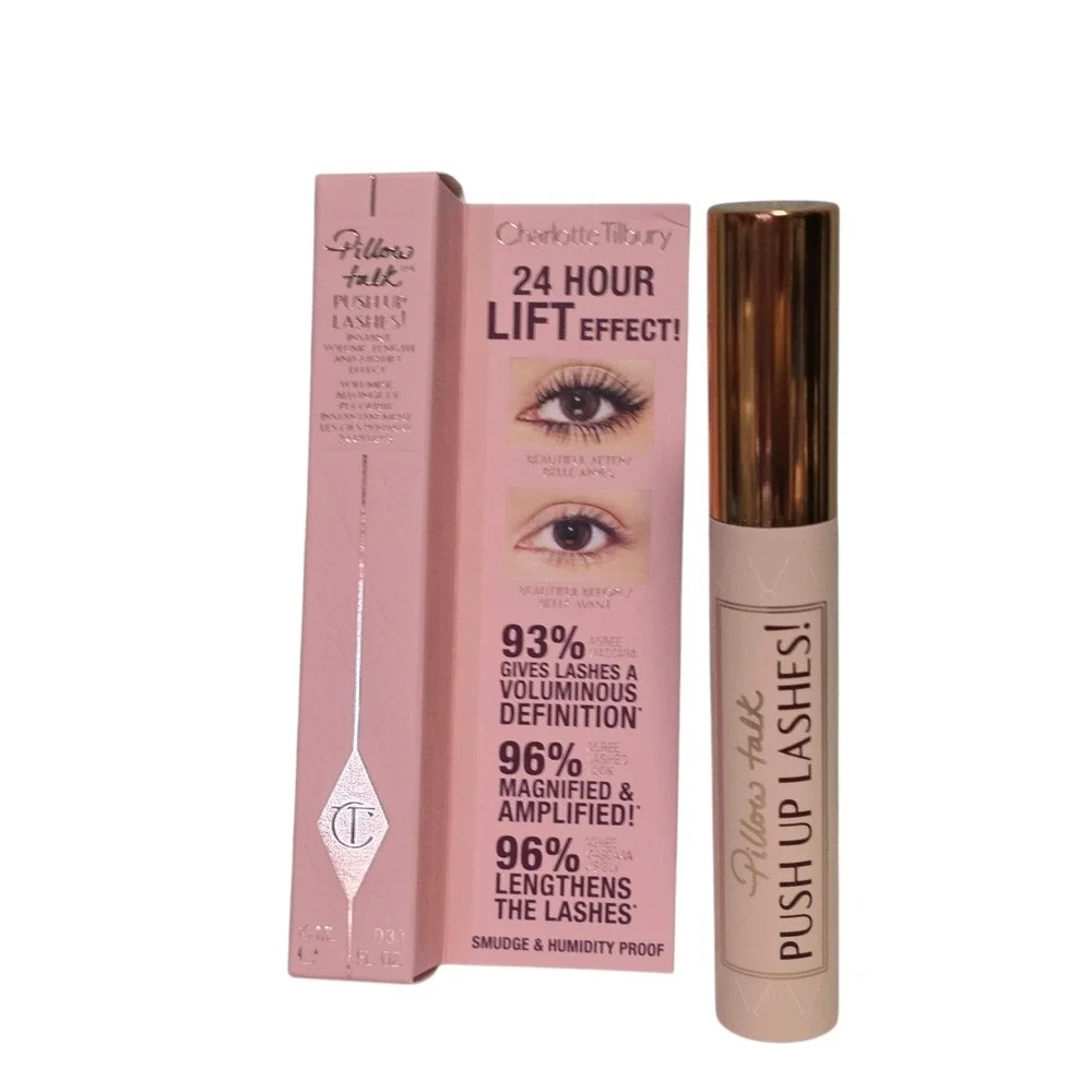 Charlotte Tilbury Pillow Talk Push Up Lashes Mascara Super Black 10ml 0.33oz New